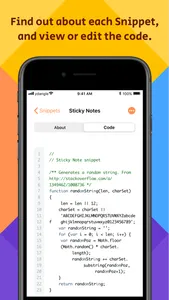 Safari Snippets screenshot 2