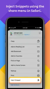 Safari Snippets screenshot 3