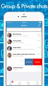 CHATeau - smart messenger with group chats screenshot 0