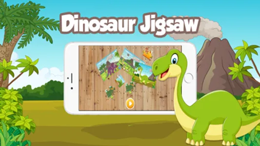 Dino Puzzle Games For Kids Free - Dinosaur Jigsaw Puzzles For Preschool Toddlers Girls and Boys screenshot 0