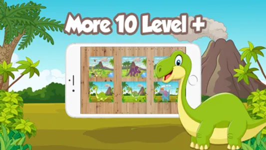 Dino Puzzle Games For Kids Free - Dinosaur Jigsaw Puzzles For Preschool Toddlers Girls and Boys screenshot 1