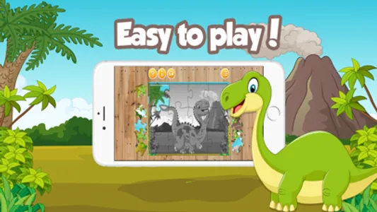 Dino Puzzle Games For Kids Free - Dinosaur Jigsaw Puzzles For Preschool Toddlers Girls and Boys screenshot 3