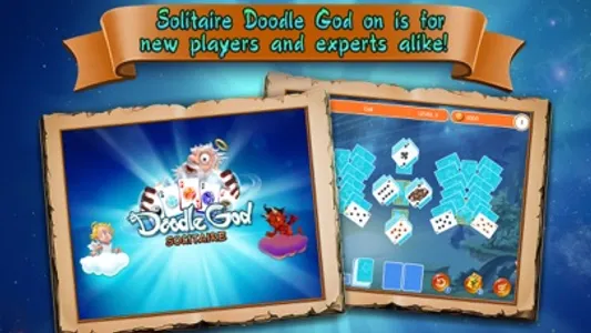 Solitaire Doodle God HD Free screenshot 0