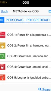 ODS Desarrollo Sostenible screenshot 1