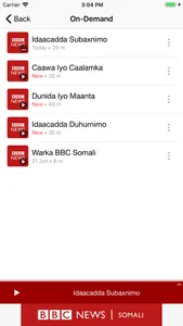 BBC News Somali screenshot 2