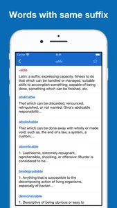 English Prefixes & Suffixes screenshot 1