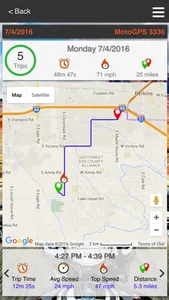 MotoGPS screenshot 1