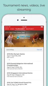 MyBadminton screenshot 1