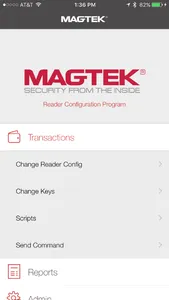 MagTek Reader Configuration screenshot 1