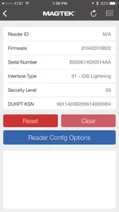 MagTek Reader Configuration screenshot 3