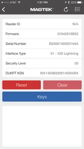 MagTek Reader Configuration screenshot 4