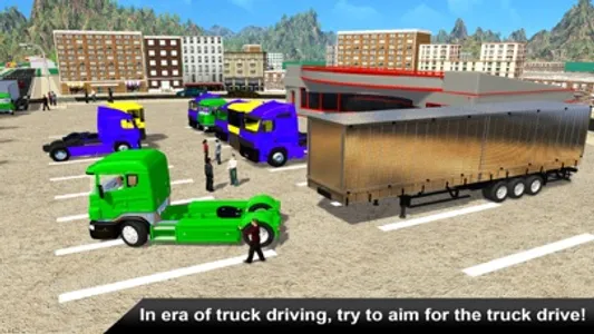 Euro Truck Driving Games screenshot 1