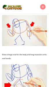 How to Draw Cartoons Step by Step screenshot 1