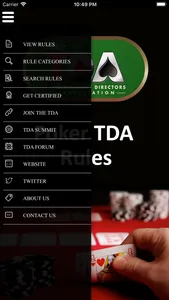 Official Poker TDA Rules screenshot 1