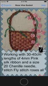 Silk Ribbon Embroidery Arlene screenshot 5