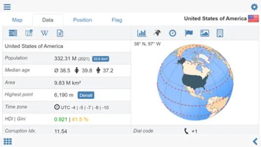 World atlas & map MxGeo Pro screenshot 2