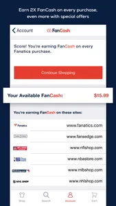 Fanatics NFL Shop screenshot 2