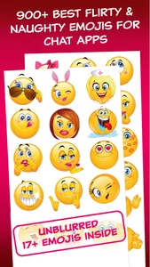 Flirty Dirty Emoticons - Adult Emoji for Texts and Romantic Couples screenshot 0