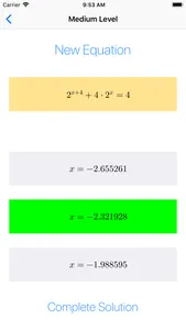 Exponential Equations   ++ screenshot 4