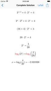 Exponential Equations   ++ screenshot 5