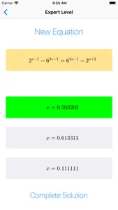 Exponential Equations   ++ screenshot 8