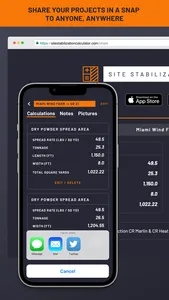 Site Stabilization Calculator screenshot 5