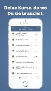 ILIAS Pegasus mobile learning screenshot 0