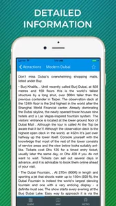 Dubai Travel Guide with Offline Street Map screenshot 3