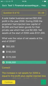 CIMA Cert BA smart MCQ screenshot 1