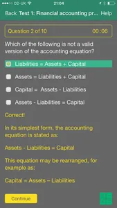 CIMA Cert BA smart MCQ screenshot 2