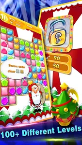 Candy Christmas-Free Fun match 3 puzzle games screenshot 1