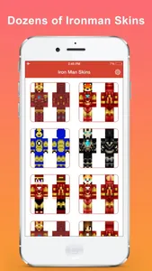 Iron Skins for Minecraft - ironman edition Free screenshot 0