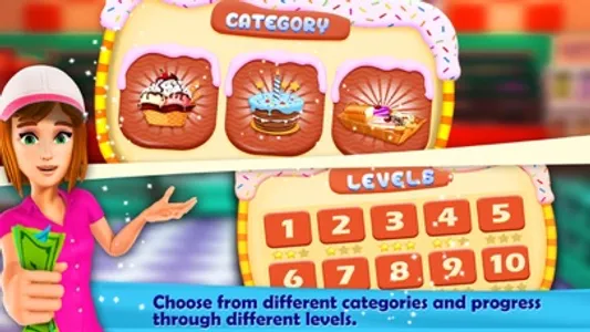 Ice Cream & Cake Cash Register screenshot 1