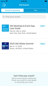 AIG Meetings & Events screenshot 1