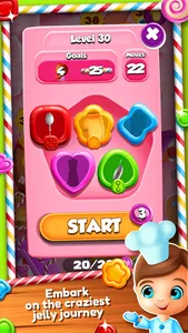 Sweet Jelly Match 3 Games – Crush Color.ed Candy in the Jam Blast.ing Quest With Cookie.s screenshot 4