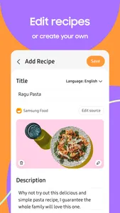 Samsung Food: Meal Planning screenshot 6