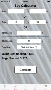 Rebar Calc screenshot 1