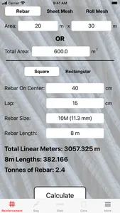 Rebar Calc screenshot 4