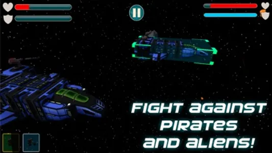 Spaceship Fighting Battle Wars 3D screenshot 1