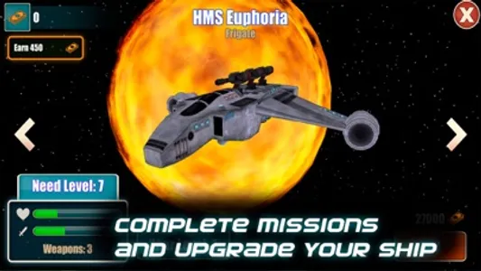 Spaceship Fighting Battle Wars 3D screenshot 2