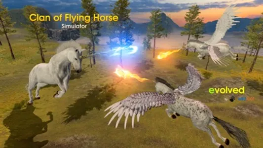 Clan of Pegasus - Flying Horse screenshot 1