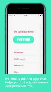 IveTime for meetup & friends screenshot 0