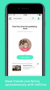 IveTime for meetup & friends screenshot 3