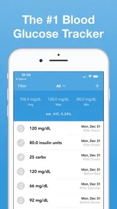 Glucose Blood Sugar Tracker screenshot 0