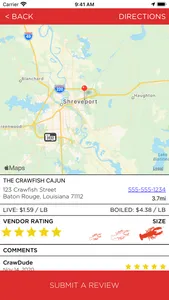 The Crawfish App screenshot 2