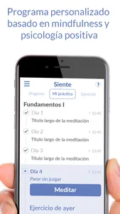 Siente - Mindfulness screenshot 1