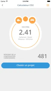 Calculateur CO2 screenshot 1
