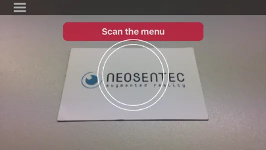 Foodpix: restaurants with augmented reality menus screenshot 1