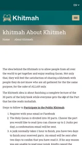 Khitmah screenshot 2