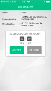 NJRide Driver screenshot 2